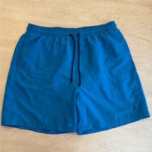 YSL Men's Blue Swim Shorts